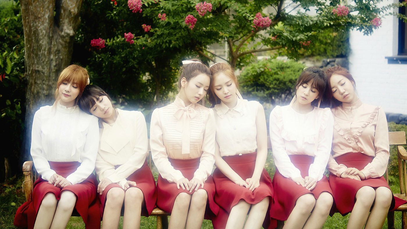 Apink teasers for Pink LUV album during LUV era